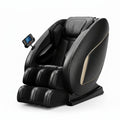 Massage Chair Neck Massager with Zero Gravity Heating Bluetooth Functions (Black)