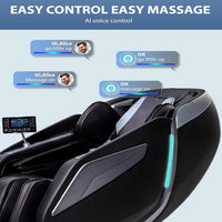 Massage Chair Designed for Full Body Relaxation, 4D Technology, SL Track System, Zero Gravity Recline