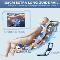 Massage Chair Designed for Full Body Relaxation, 4D Technology, SL Track System, Zero Gravity Recline