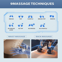 Massage Chair Designed for Full Body Relaxation, 4D Technology, SL Track System, Zero Gravity Recline