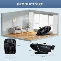 Massage Chair Designed for Full Body Relaxation, 4D Technology, SL Track System, Zero Gravity Recline