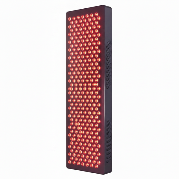 Red Light Therapy Panel Built for Full Body Coverage, 630nm-850nm Wavelengths, 300 Quad Chip LEDs, Touchscreen Control